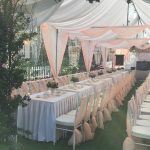 Nhà bạt đám cưới – Hàng rào